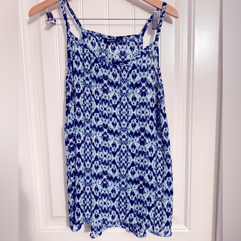 Cami tank with all the blues